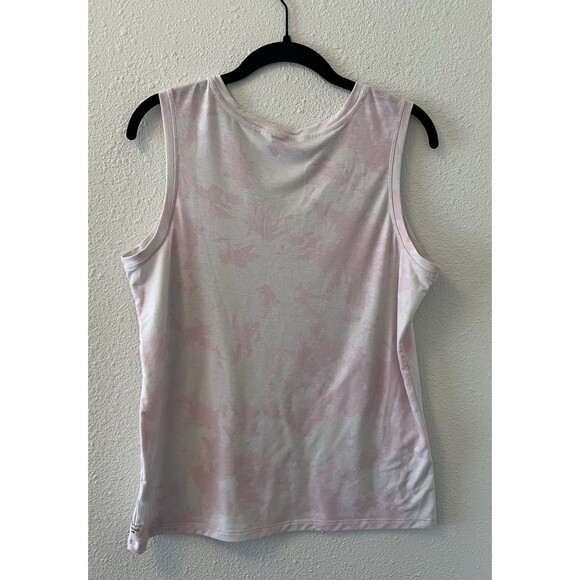 Toad & Co Women's Tank Top Size Med Swifty Pocket Tank Pink Tie Dyed - Picture 7 of 14